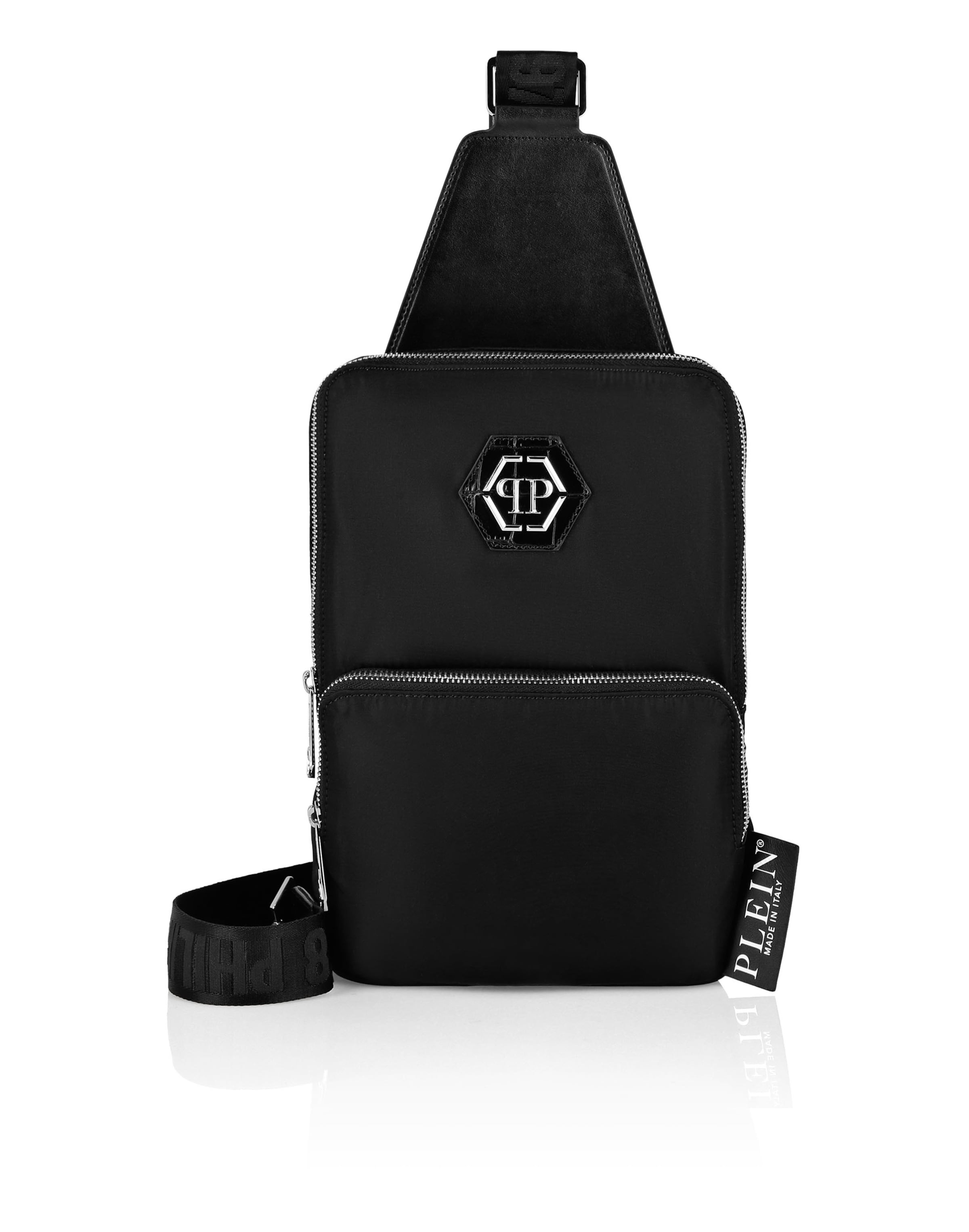 Philipp Plein Crossbody bag 'Hexagon' in Black: front