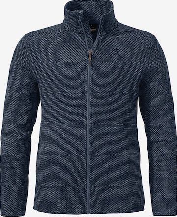 Schöffel Athletic Fleece Jacket 'Aurora' in Blue: front