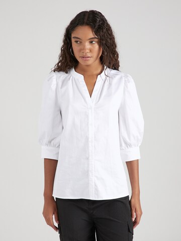 Claire Blouse in White: front