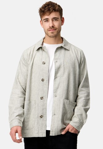 INDICODE JEANS Tussenjas 'Elton' in Groen: voorkant