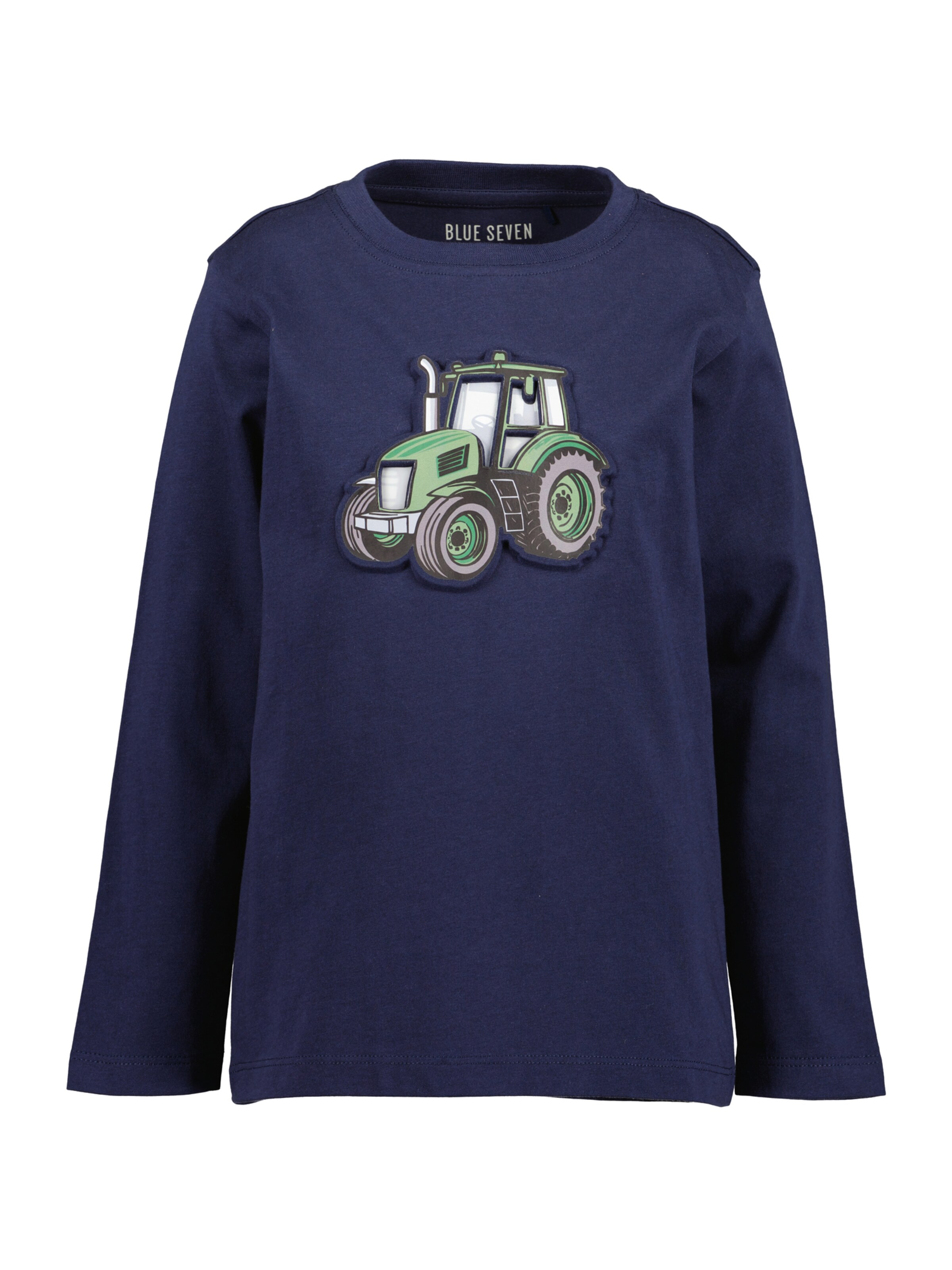 BLUE SEVEN T-shirt i blå: framsida