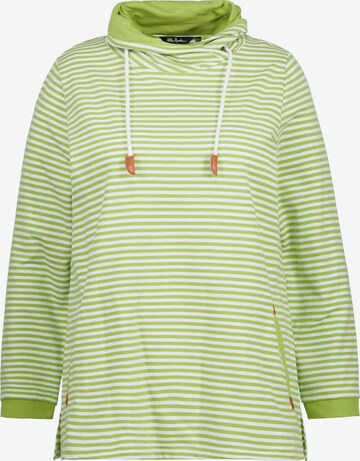 Ulla Popken Sweatshirt in Green: front