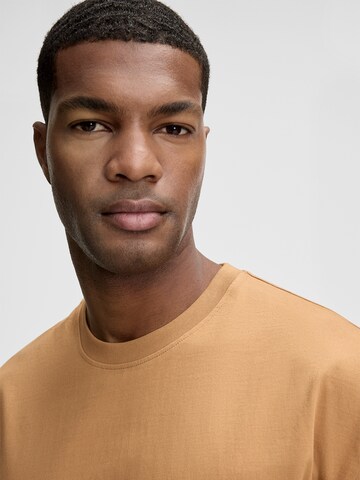 STRELLSON Shirt ' Rosso ' in Beige