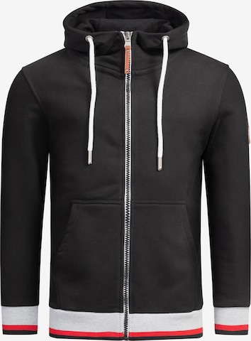 Alessandro Salvarini Sweat jacket in Black: front