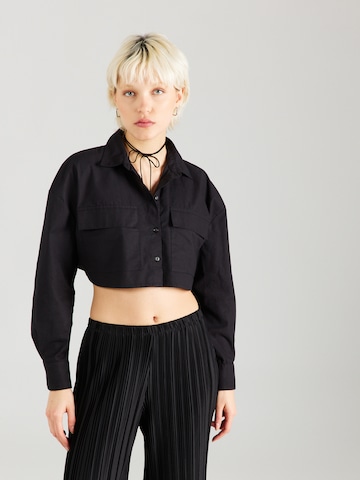 Nasty Gal - Blusa en negro: frente