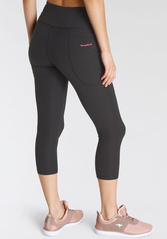 KangaROOS Skinny Workout Pants in Black
