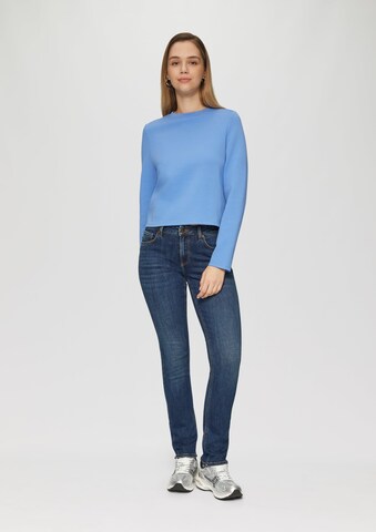 QS - Slimfit Vaquero 'Catie' en azul: frente