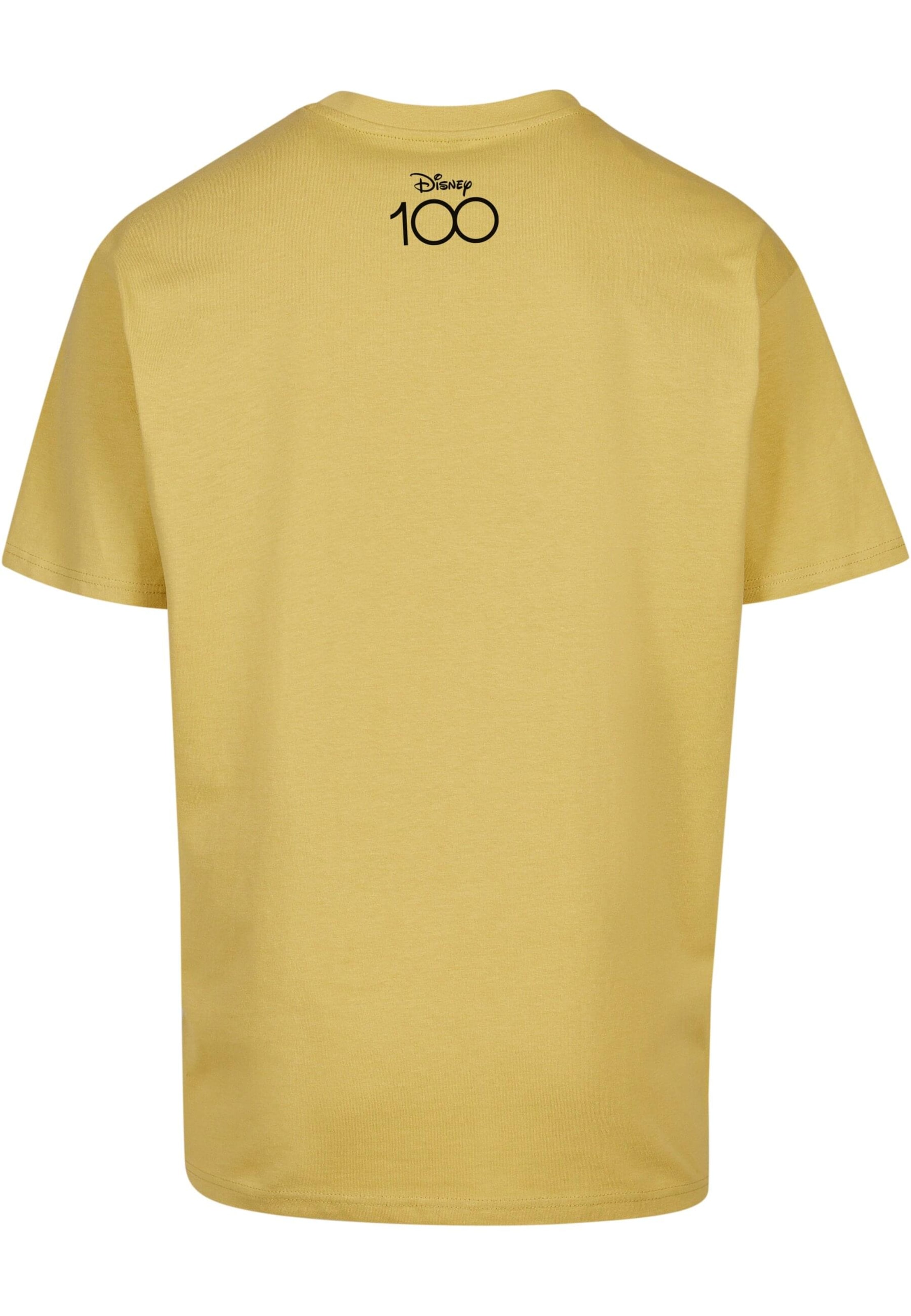 T-Shirt 'Disney 100 Winnie Pooh Face' MT Upscale en jaune