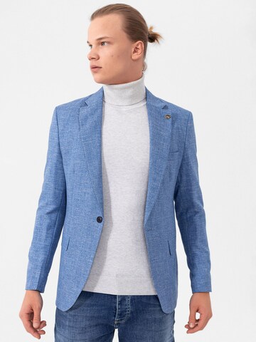 Daniel Hills Regular Fit Sakko in Blau: Vorderseite