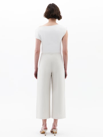 Loosefit Pantalon à plis OXXO en blanc