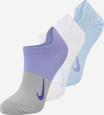 Chaussettes de sport 'Everyday Plus' NIKE en bleu : devant