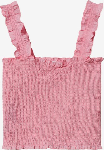 MANGO Top 'KISS' in Roze: voorkant