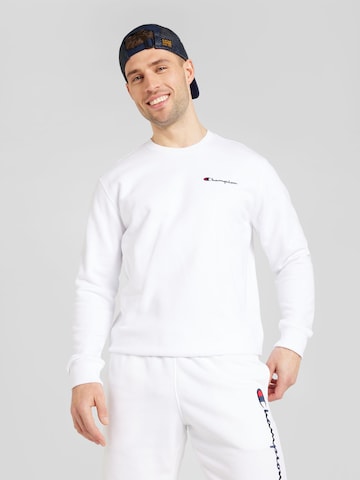 Champion Authentic Athletic Apparel Μπλούζα φούτερ σε λευκό: μπροστά