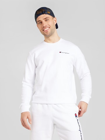 Champion Authentic Athletic ApparelSweater majica - bijela boja: prednji dio