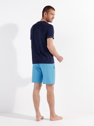 HOM Short Pajamas ' Cameron ' in Blue