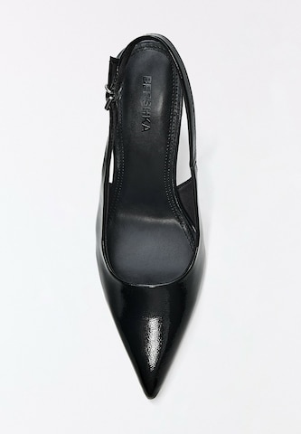 Décolleté sling di Bershka in nero
