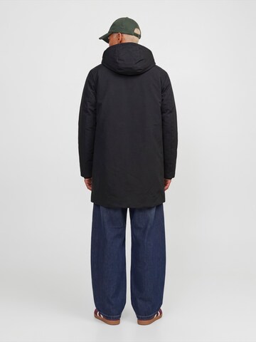 JACK & JONES Φθινοπωρινό και ανοιξιάτικο μπουφάν 'JJSAGE' σε μαύρο