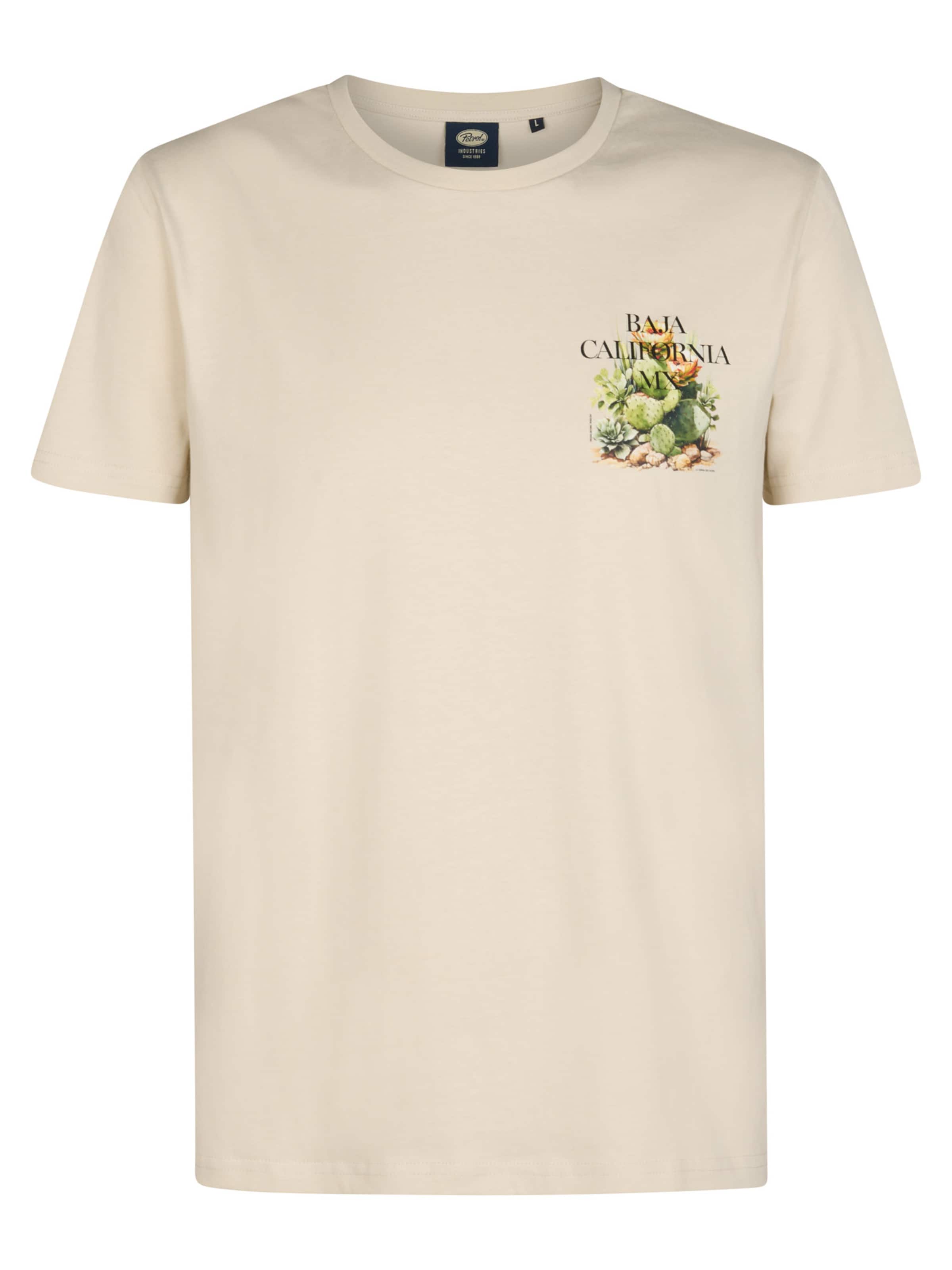 T-Shirt 'Magma' Petrol Industries en beige : devant