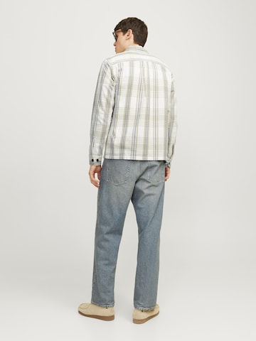 JACK & JONES Regular fit Button Up Shirt in Beige