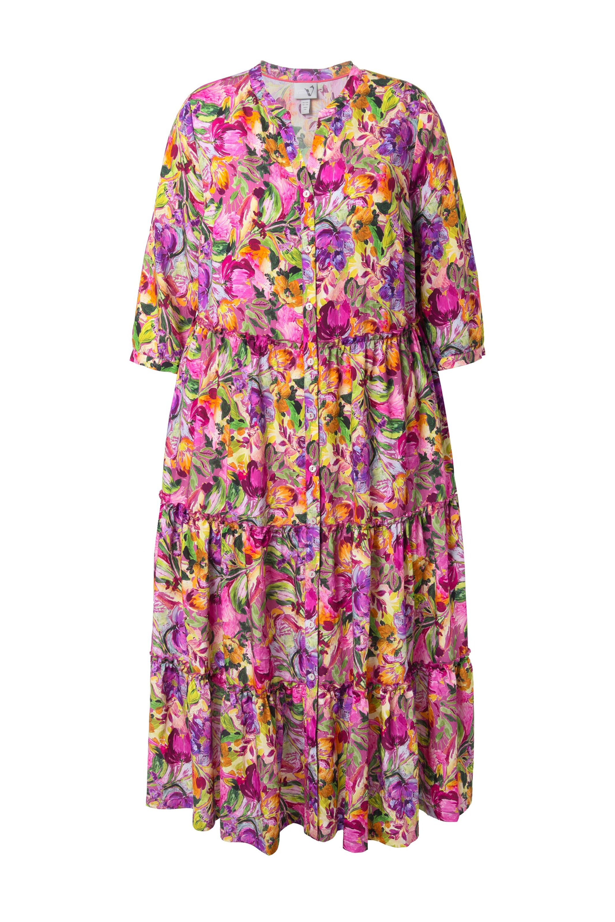 Ulla Popken Dress in Purple: front