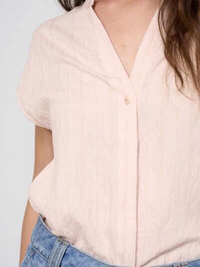 Salsa Jeans Chemisier en XL en rose clair, Vue avec produit
