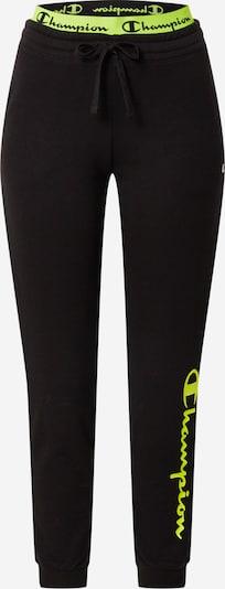 Pantaloni 'American Classics ' Champion Authentic Athletic Apparel pe galben neon / negru, Vizualizare produs
