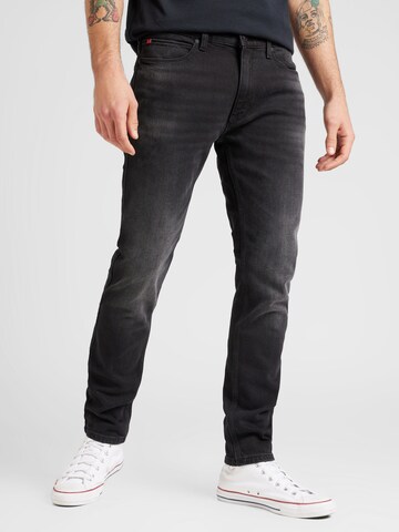 HUGO Slim fit Jeans '734' in Black: front