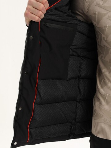 Gabbiano Winterparka 'modern winter Magnetic' in Schwarz