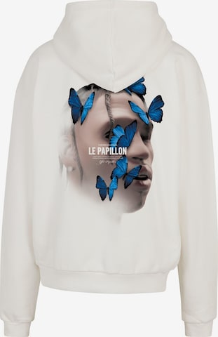 MT Upscale Collegepaita 'Le Papillon' värissä beige