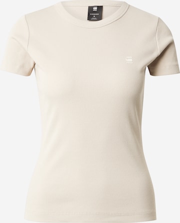 G-STAR T-Shirt in Beige: Vorderseite