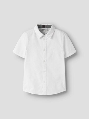 NAME IT Regular Fit Skjorte 'NKMNEWSA' i hvid: forside