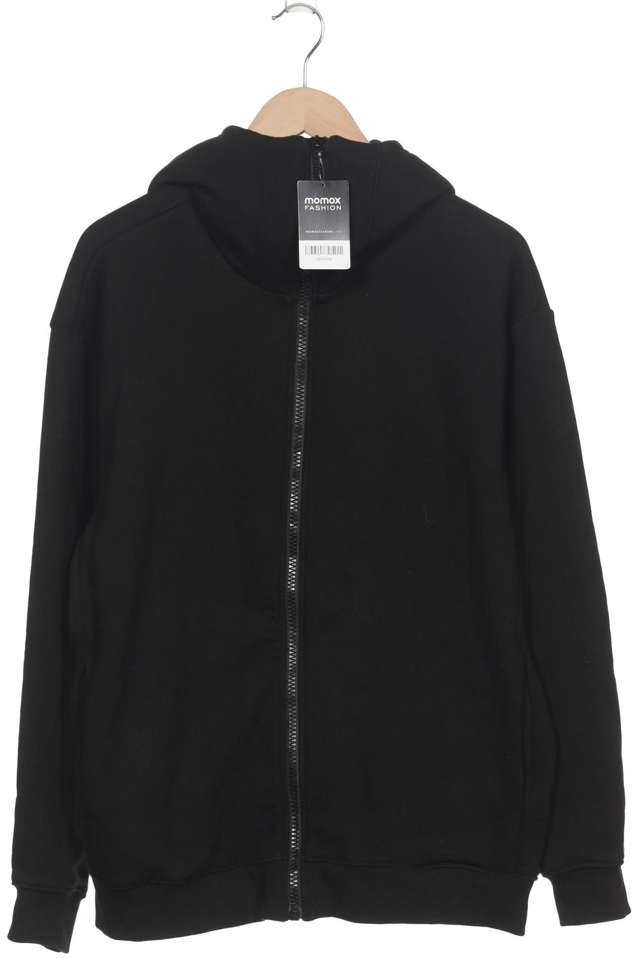 WEEKDAY Sweatshirt & Zip-Up Hoodie in M in Black: front