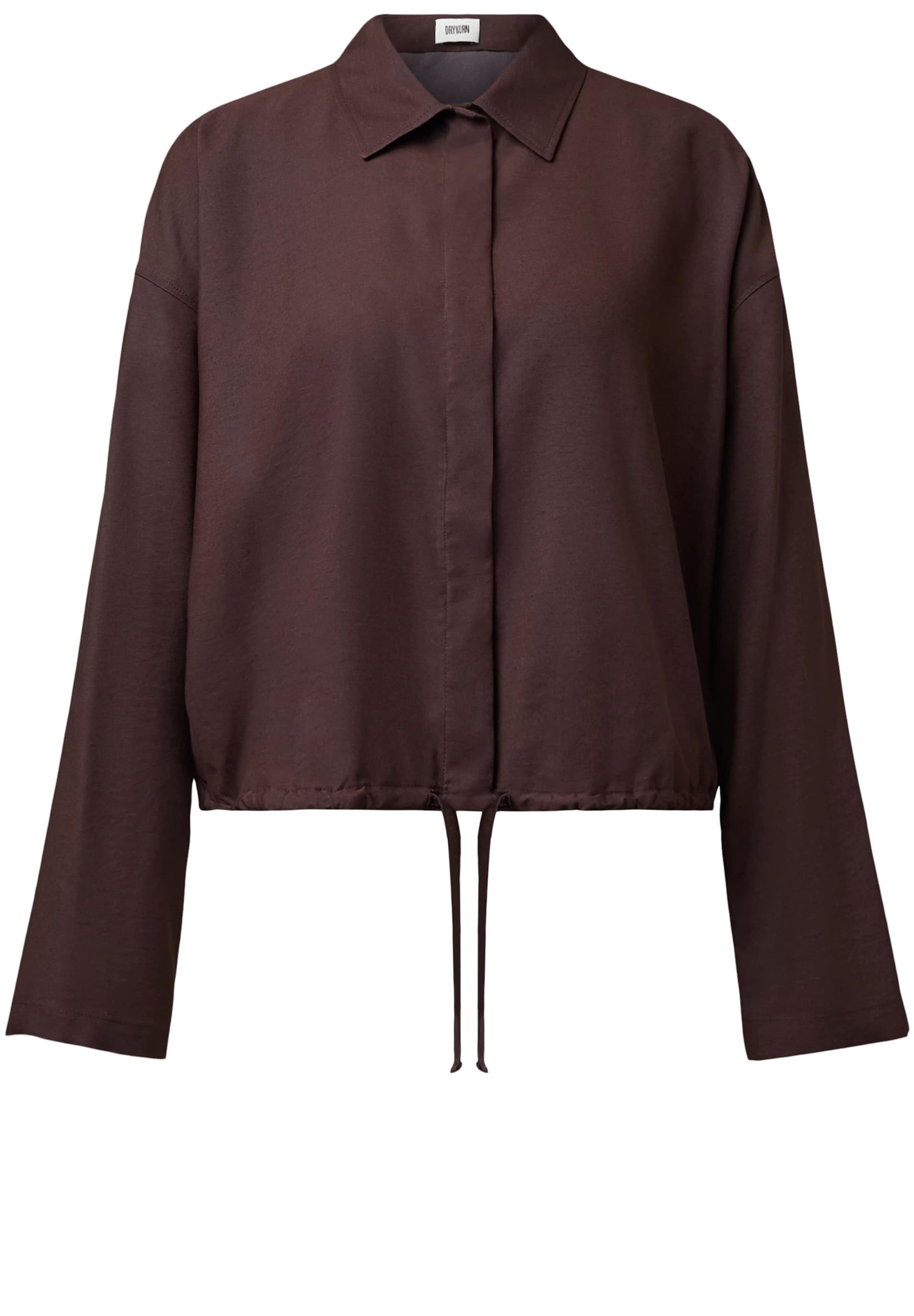 DRYKORN Bluse ' Fionel ' in Braun: Vorderseite