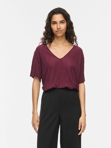 VILA T-Shirt 'VIPlis' in Lila: Vorderseite
