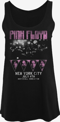 F4NT4STIC Top 'Pink Floyd Tour NYC' in Zwart: voorkant