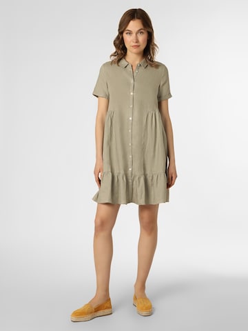 apriori Shirt Dress in Green: front