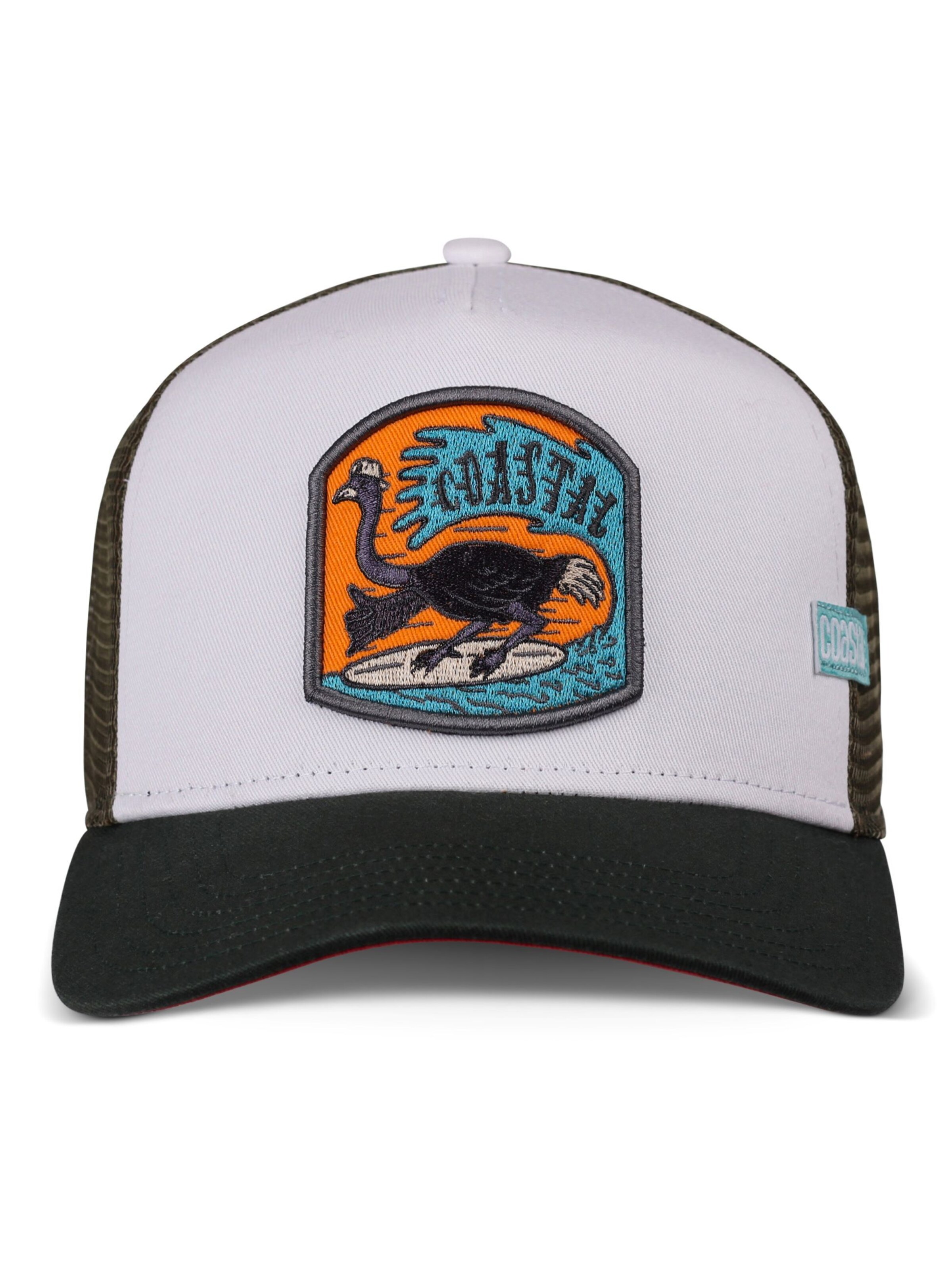 Coastal Cap 'Hft Surf Ostrich' in White