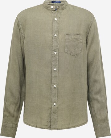 Coupe regular Chemise GANT en vert : devant