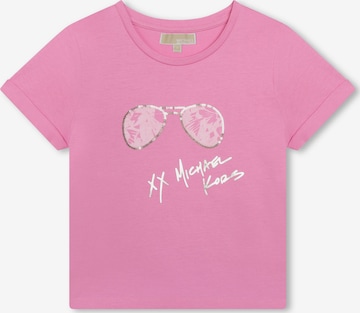 Michael Kors Kids Shirt in Roze: voorkant