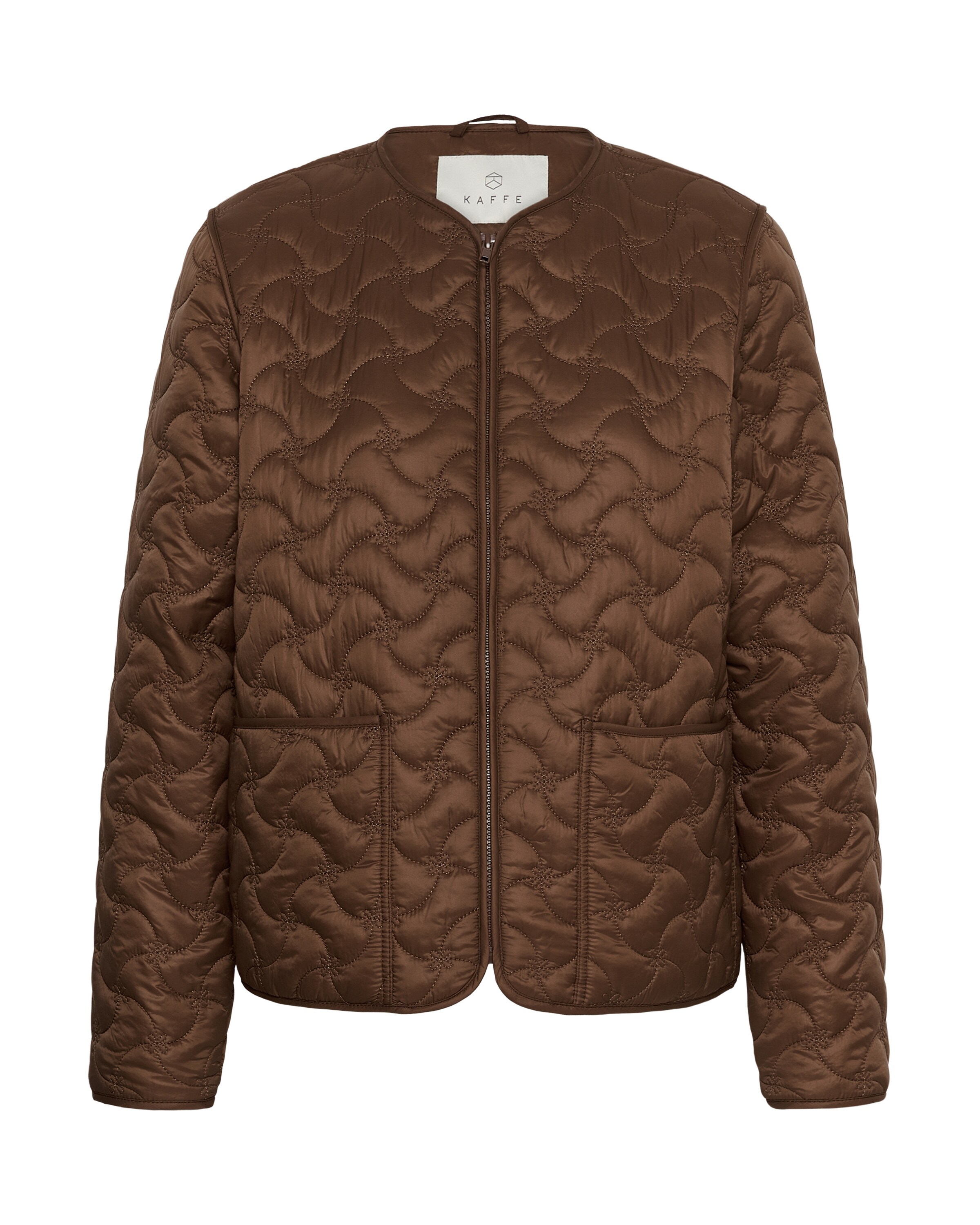 Veste mi-saison 'KACoraline' Kaffe en marron : devant