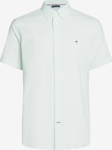 Coupe regular Chemise 'Gingham' TOMMY HILFIGER en blanc : devant