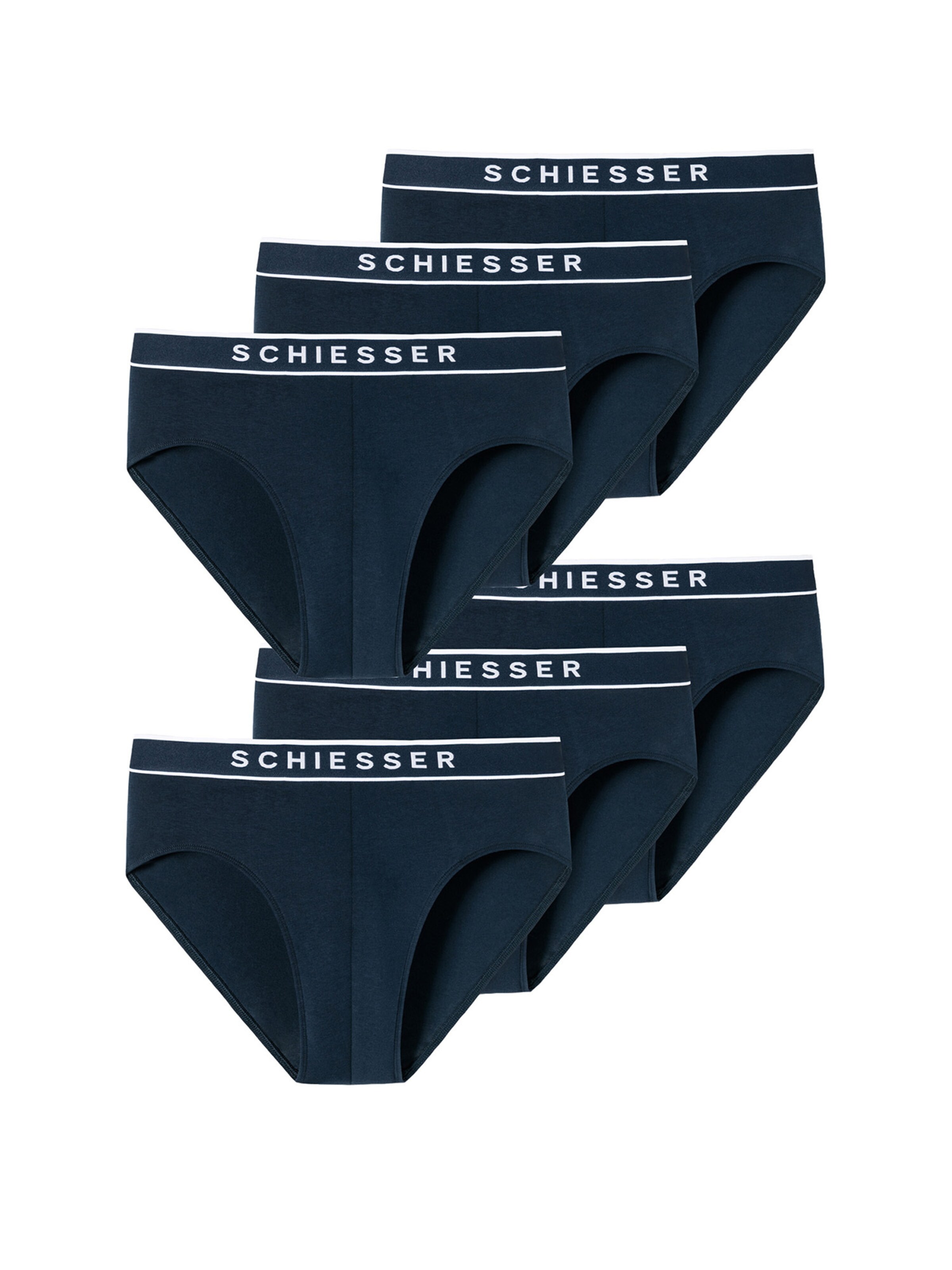 SCHIESSER Slip in Blauw: voorkant