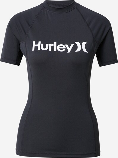 Hurley Tehnička sportska majica u crna / bijela, Pregled proizvoda