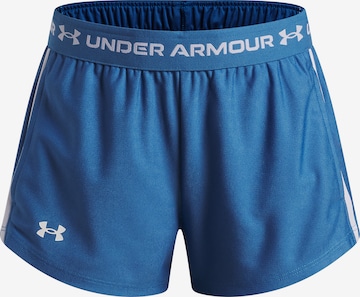 UNDER ARMOUR Regular Sports trousers 'Play Up' in Blue: front