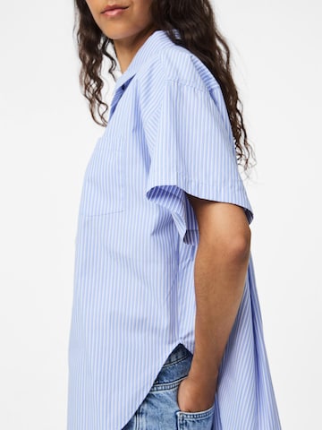 PIECES Bluse 'PCFemme' i blå
