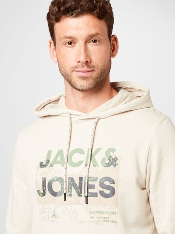 JACK & JONES Mikina 'Trek' – béžová