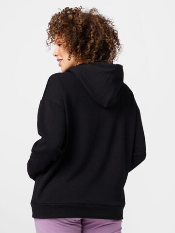 ONLY Curve Sweatshirt 'NEW FANCY' in Zwart