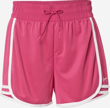 Regular Pantalon de sport Reebok en rose : devant