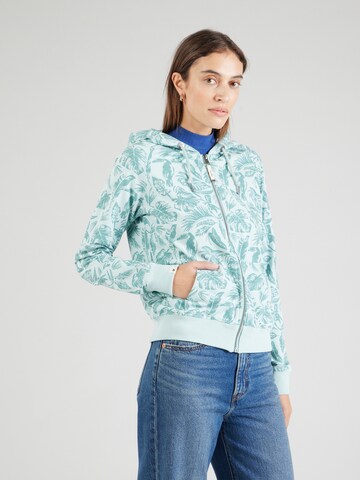 Ragwear Zip-Up Hoodie 'ROSEMERIE' in Blue: front