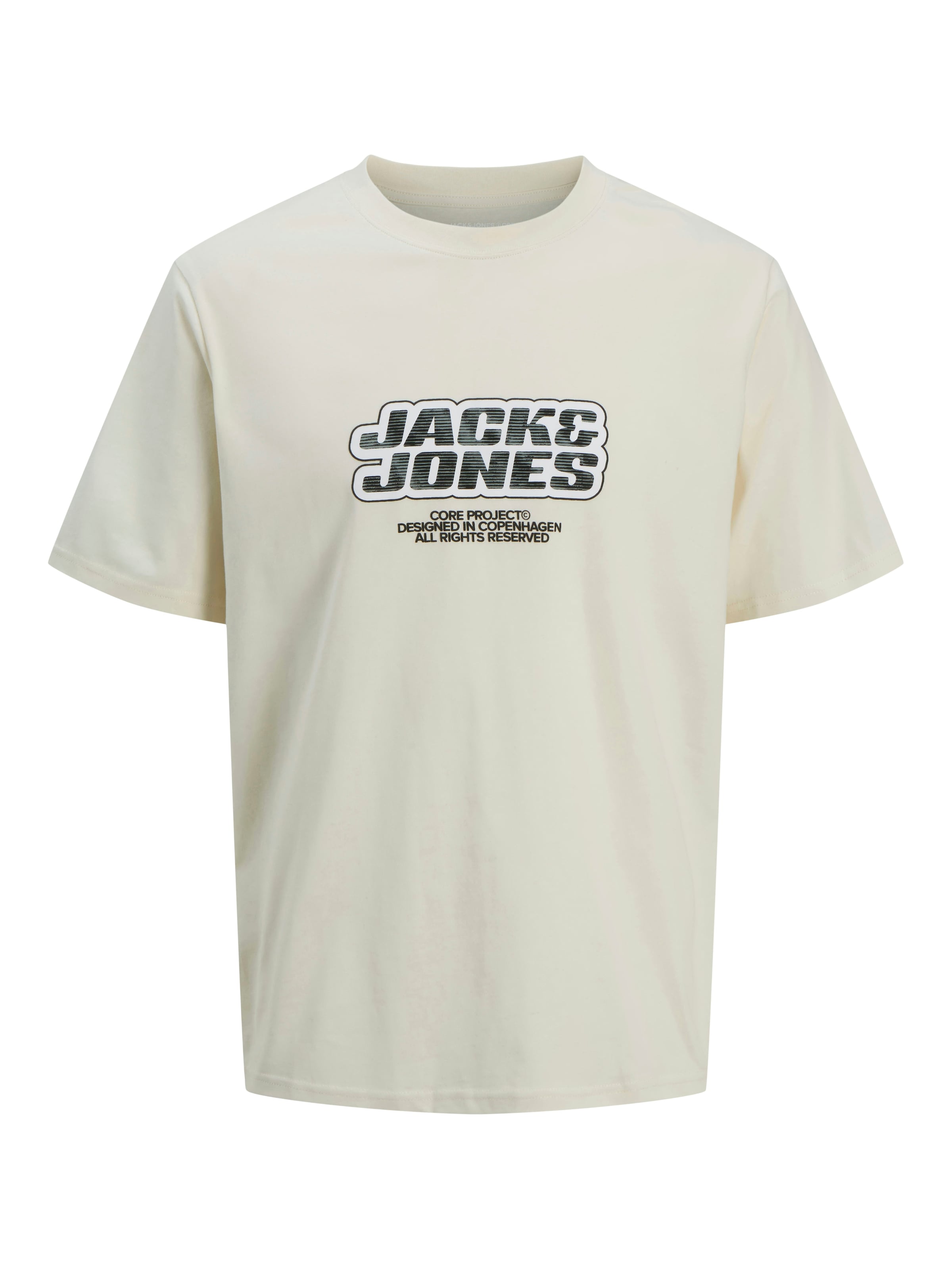JACK & JONES Μπλουζάκι 'JCOLIDO' σε μπεζ